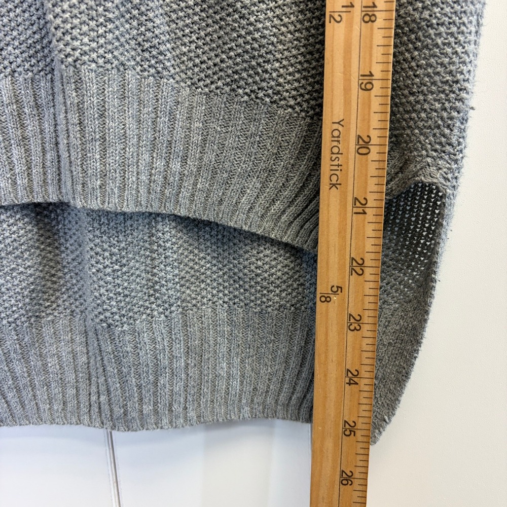 Apart by Lowrys Boho Chic Fringe Knit Sweater Tank Women Size F Minimalist Cozy - Picture 5 of 8